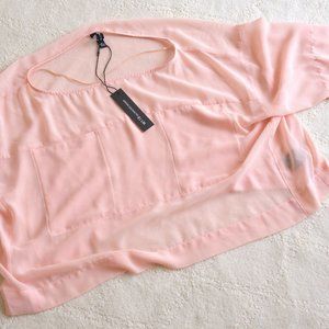 W118 by Walter Baker - Brynn Top in Blush // Sheer